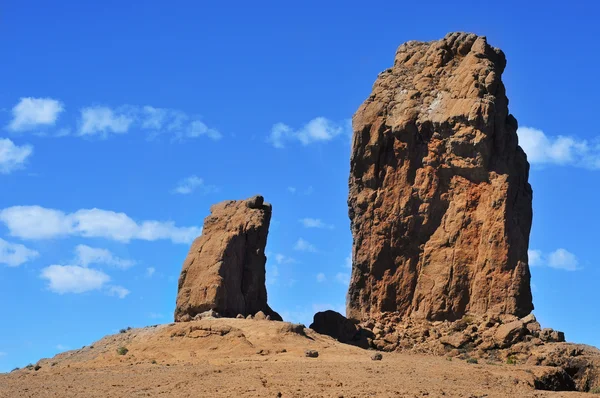 Roque Nublo monoliet in Gran Canaria, Spanje — Stockfoto