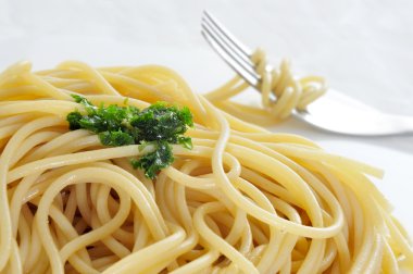 Spagetti pesto ile