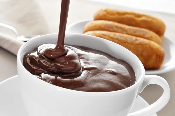 Chocolate quente espanhol — Fotografia de Stock