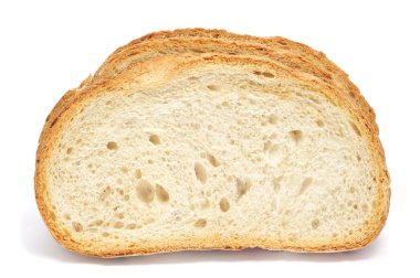 pan de payes, Katalonya, spai tipik bir yuvarlak ekmek dilimleri