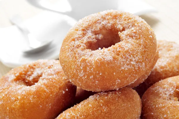 Rosquillas, typische Spaanse donuts — Stockfoto