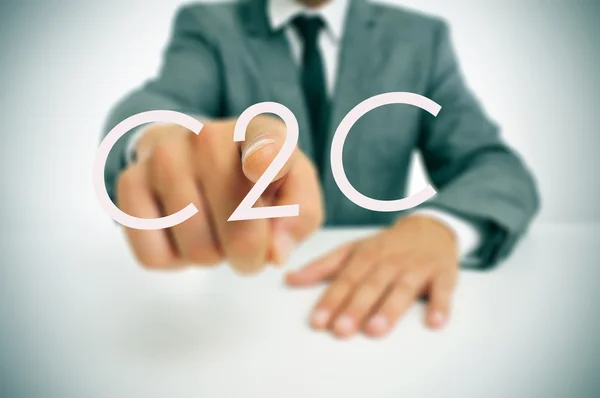 C2C, consumer-to-consumer — Stock Photo, Image