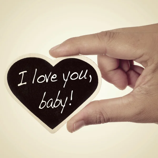 I love you, baby — Stock Photo, Image