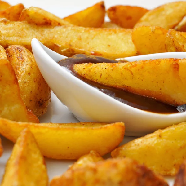 Batatas fritas em casa — Fotografia de Stock