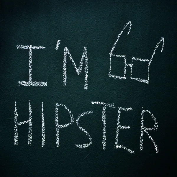 Eu sou hipster. — Fotografia de Stock