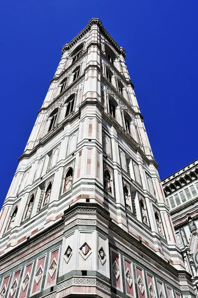 Giottos Campanile and Basilica di Santa Maria del Fiore in Flore — Stock Photo, Image