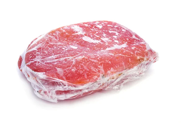 Bevroren gemarineerd varkensvlees lendenen — Stockfoto