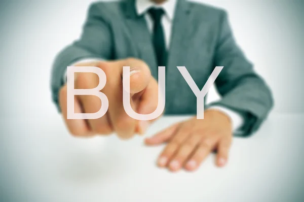 Buy word — Stock Photo, Image