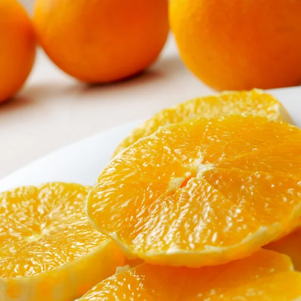 Naranja en rodajas — Foto de Stock