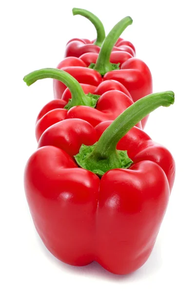 Red bell peppers — Stock Photo, Image