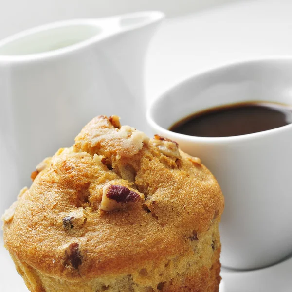 Káva a muffin — Stock fotografie