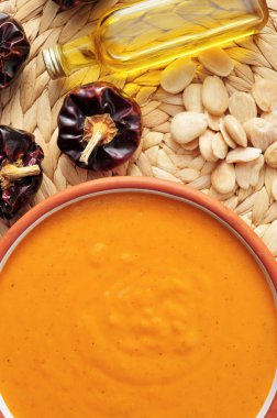 catalonia, İspanya tipik romesco sos
