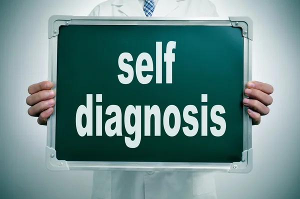 Selbstdiagnose — Stockfoto