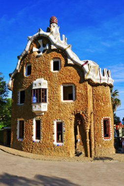Barselona, İspanya 'da Park Guell