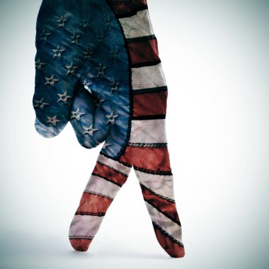 Amerikan bayrağı yürüyüş