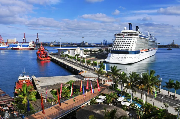 Haven van las palmas de gran canaria, Spanje — Stockfoto