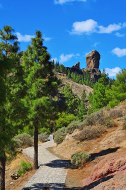 Roque Nublo monolith Gran Canaria, İspanya