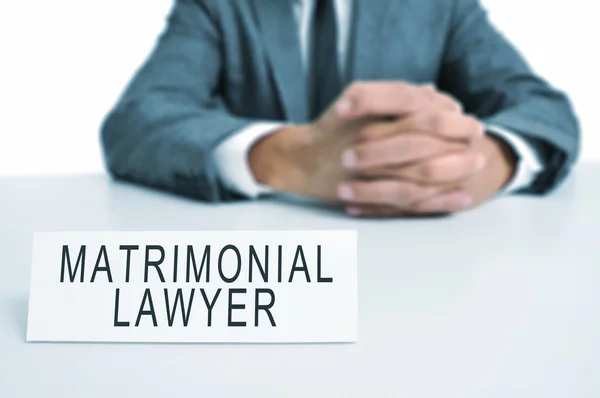 Matrimonial lawyer — Stock Photo, Image