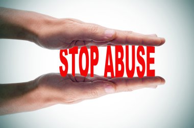 stop abuse clipart