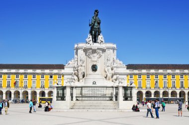 Praca do Comercio Lizbon, Portekiz 'de