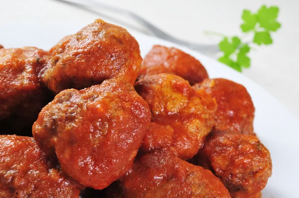 Spanish meatballs stew — Stock Photo, Image