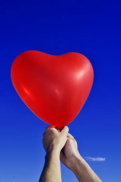 Globo en forma de corazón —  Fotos de Stock