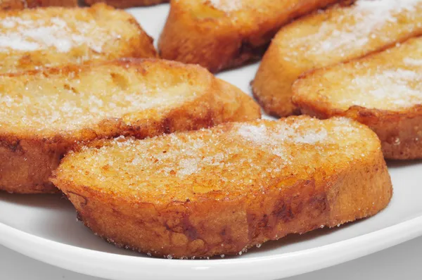 Torrijas, dolce tipico spagnolo per la Quaresima e Pasqua — Foto Stock