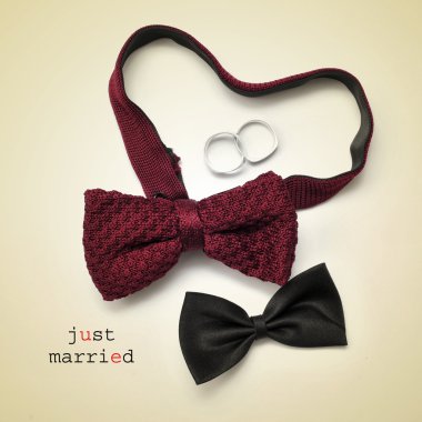 just married clipart