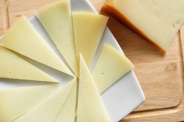 manchego cheese from Spain clipart