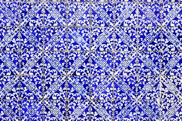 Viejo fondo de mosaico portugués — Foto de Stock