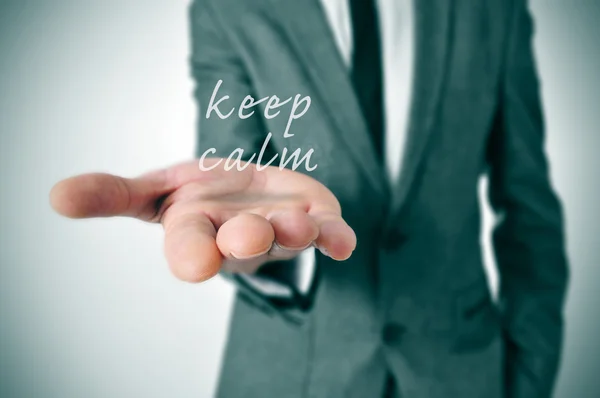 Keep calm — Stock Photo, Image
