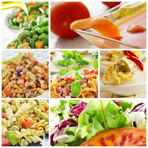 Collage de salade — Photo