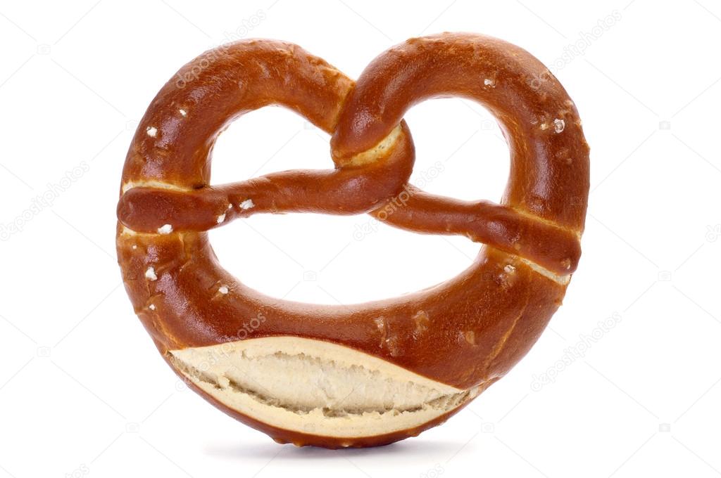 a laugenbrezel, a german pretzel