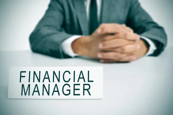 Finanční manažer — Stock fotografie