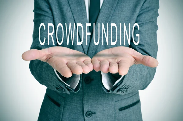 Crowdfunding — стокове фото