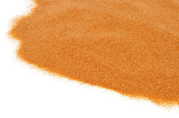 Sand on a white background — Stock Photo, Image