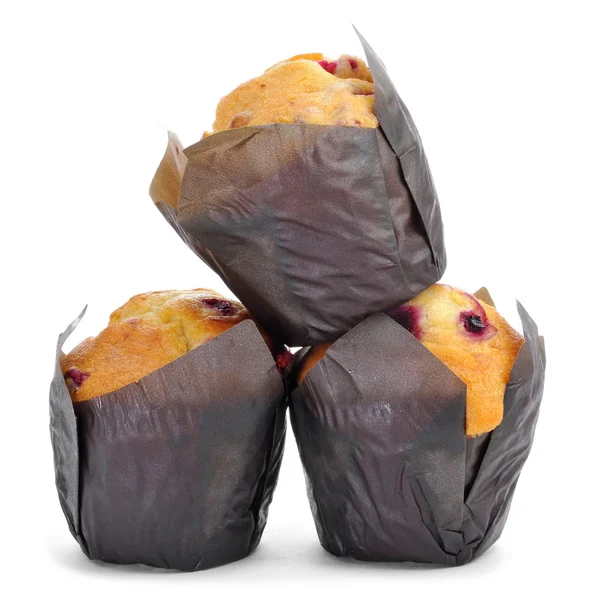 Piros ribizli Muffin — Stock Fotó