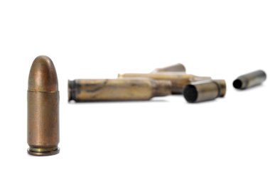 bullet and bullet shells  clipart
