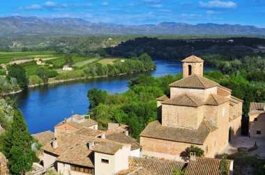 miravet, İspanya ve ebro Nehri'nin eski şehir
