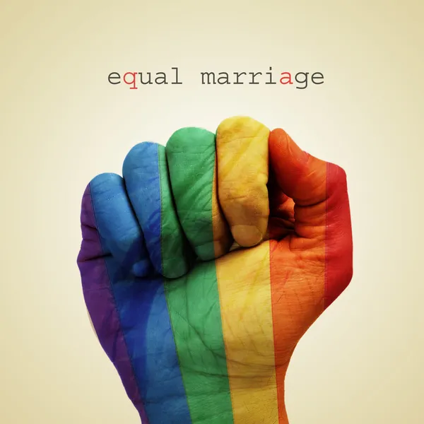 Equal marriage — Stock Photo, Image