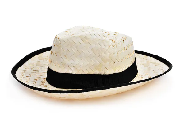 Slaměný klobouk pro člověka — Stock fotografie