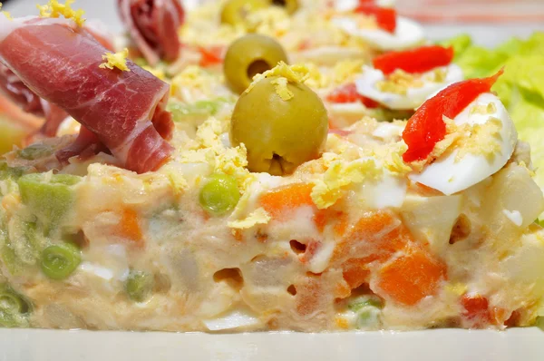 Ρούσα ισπανική ensaladilla — Φωτογραφία Αρχείου