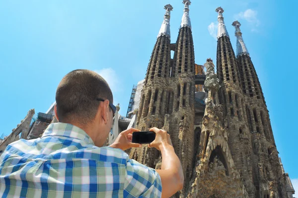 La Sagrada Familia en Barcelona, España — Foto de Stock