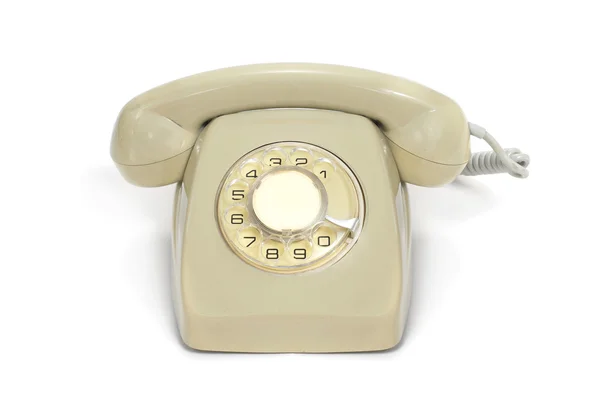 Vieux téléphone à cadran rotatif — Photo