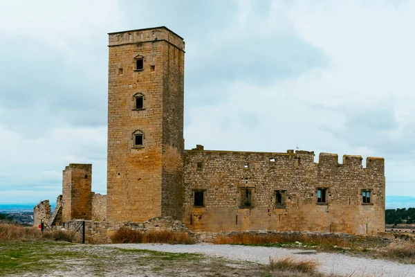 Una Vista Del Castillo Ciutadilla Ciutadilla Cataluña España — Foto de Stock