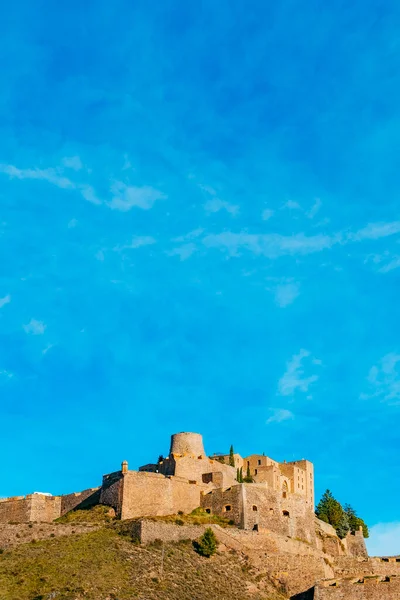 Blick Auf Die Mittelalterliche Burg Von Cardona Cardona Katalonien Spanien — Stockfoto