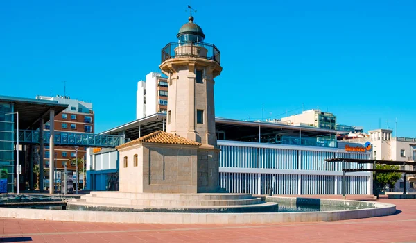 Castello Spain January 2022 View Old Lighthouse Port Castello Plana — Stock Photo, Image