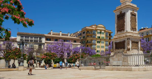 Málaga Espanha Maio 2022 Praça Plaza Merced Málaga Espanha Uma — Fotografia de Stock