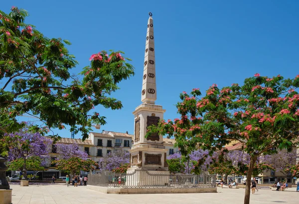 Málaga España Mayo 2022 Una Vista Plaza Merced Málaga España —  Fotos de Stock