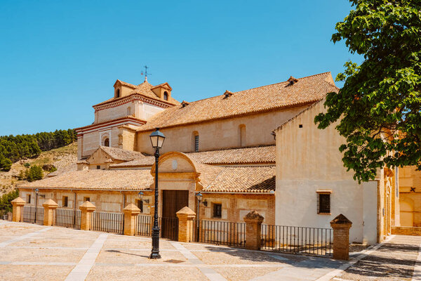 a lateral view of the Iglesia del Carmen church in Antequera, in the province of Malaga, in Spain